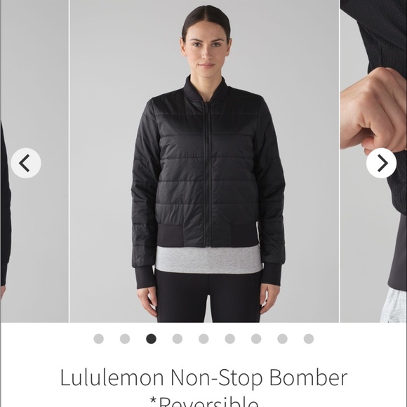 NWT Lululemon Non-Stop Bomber Jacket Sz 10 - Picture 3 of 16